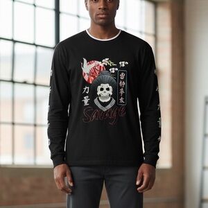 Launder By Bailey Apparel Graphic Long Sleeve T-Shirt